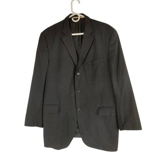 Burberry Mens 44R Blazer 3-Button Single-Breasted Wool Pinstripe USA RP10556 - Picture 12 of 16